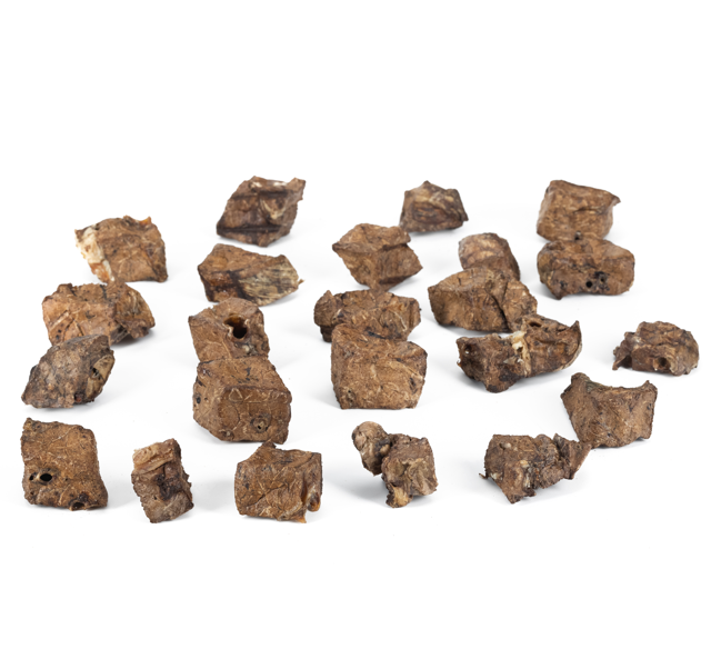 Džiovinti jaučio plaučiai pjaustyti kubeliais, 100g